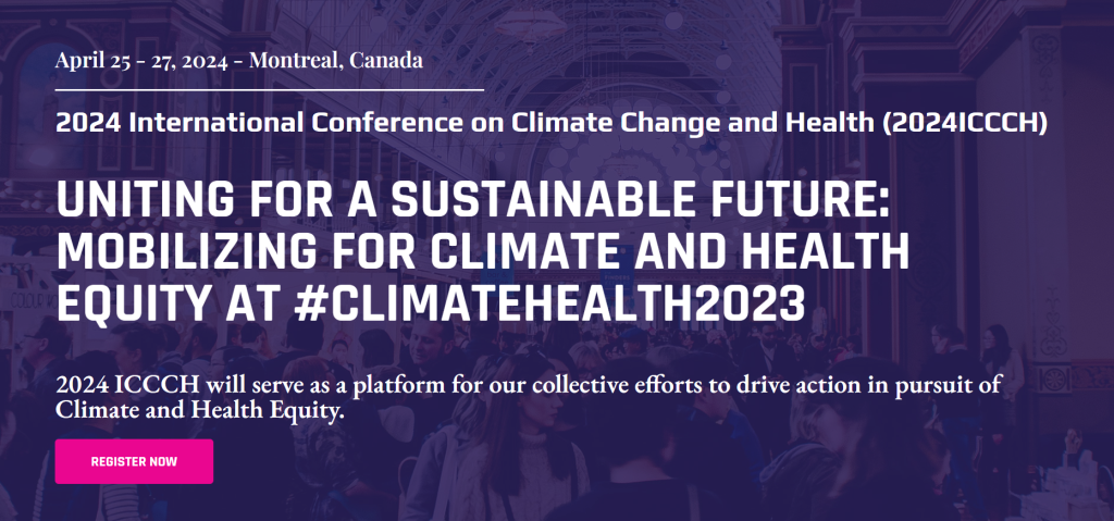 2024 International Conference on Climate Change and Health